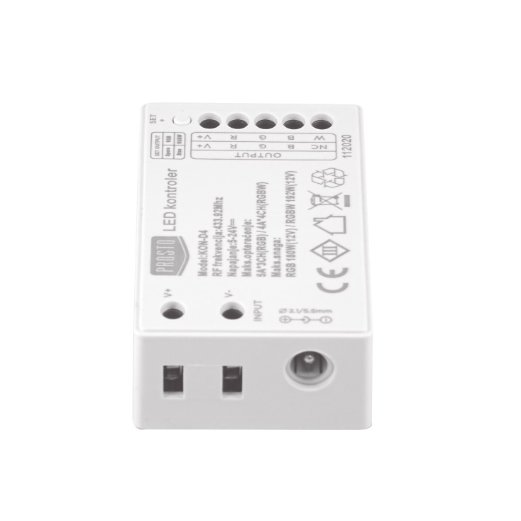 Kontroler za RGB/RGBW LED trake 192W