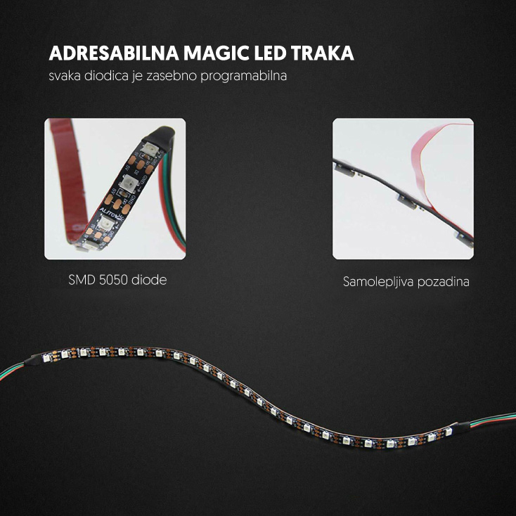 Adresabilna magic RGB LED traka