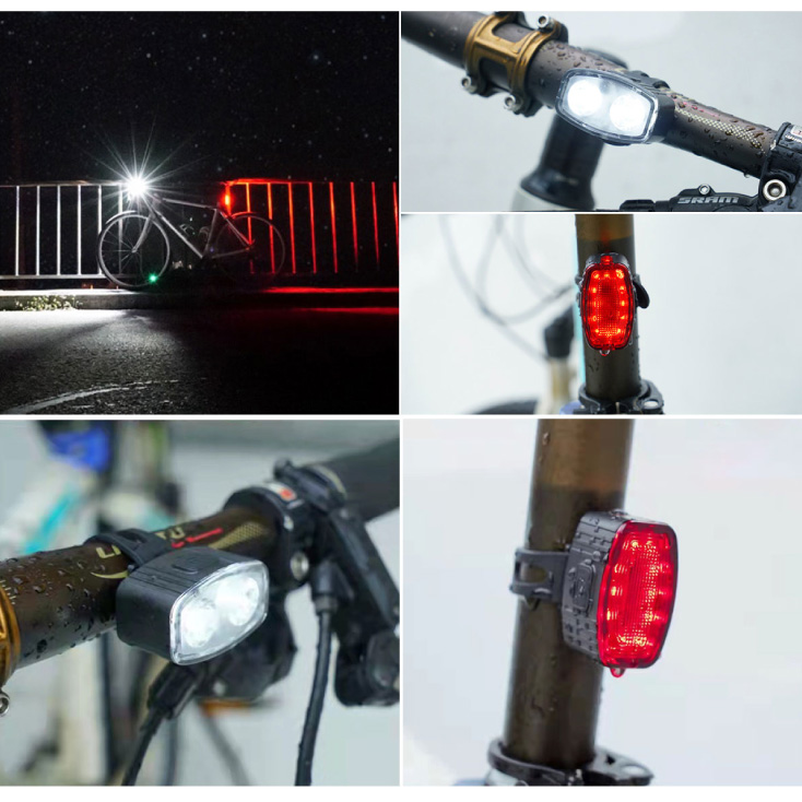 Set punjivih lampi za bicikl