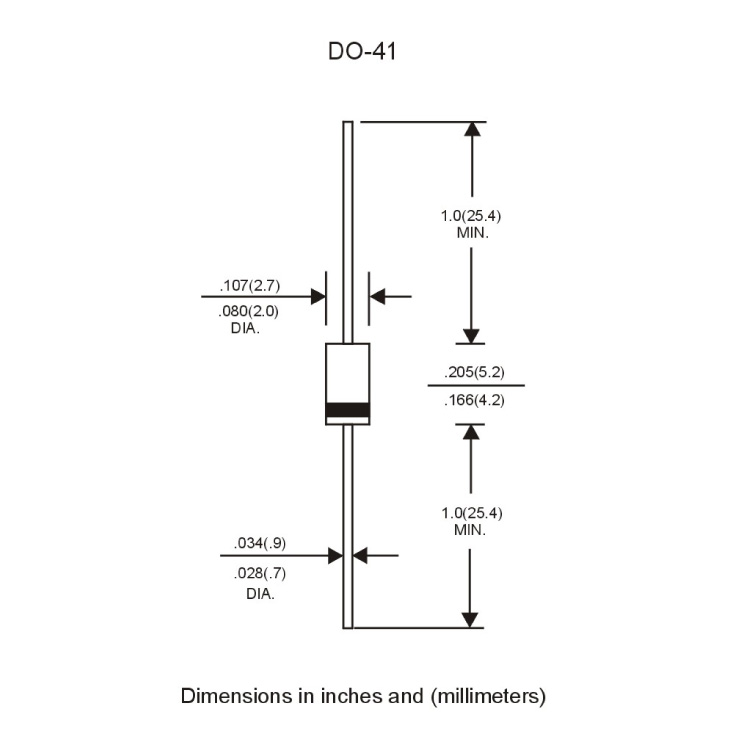 Dioda 40V 1A