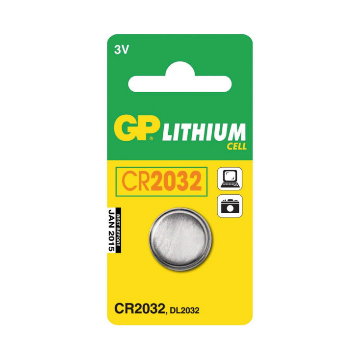 GP dugmasta baterija CR2032 slika 1