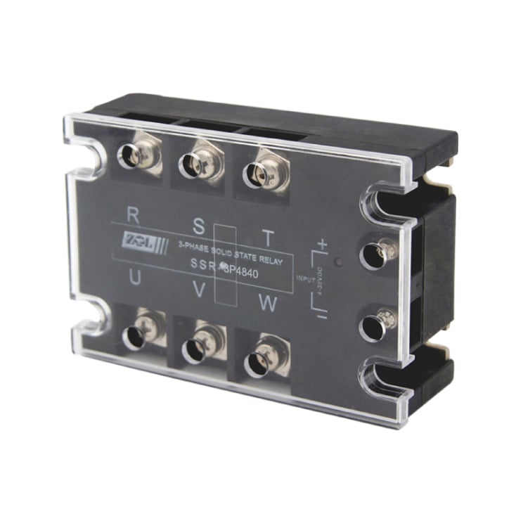 Solid state trofazni relej SSR-3P4840, 40A/480Vac slika 1