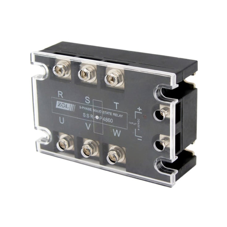 Solid state trofazni relej SSR-3P4860, 60A/480Vac slika 1