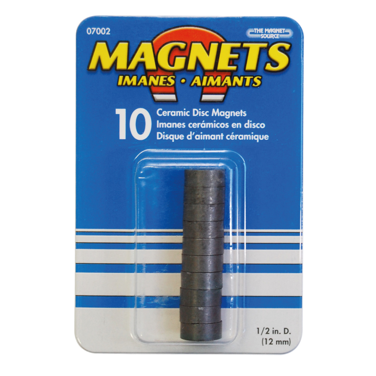 Magnet okrugli 12x5mm 10 kom.