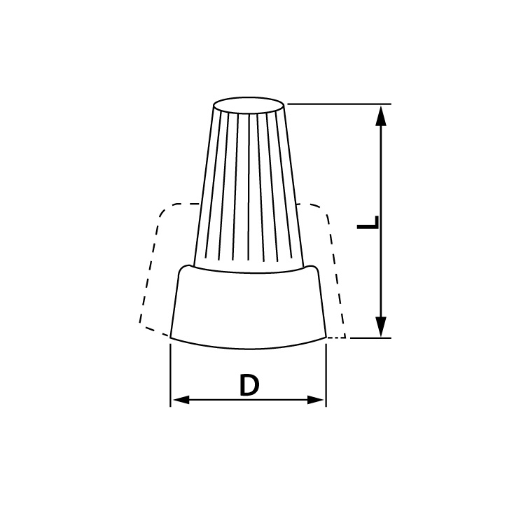 Navrtna spojnica za kablove 0.75-2.5mm2 300V~ 25A