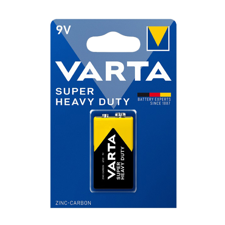 Varta cink-karbon baterija 9V