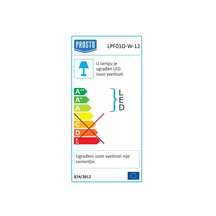 LED plafonjera 10.2W dnevna svetlost slika 3