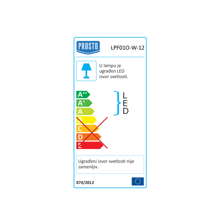 LED plafonjera 10.2W dnevna svetlost