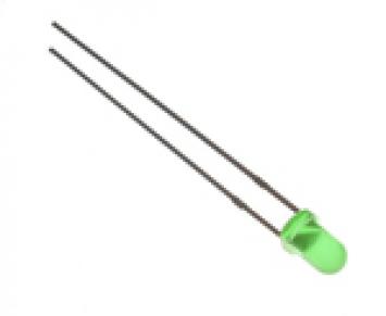 LED dioda difuzna zelena 3 mm