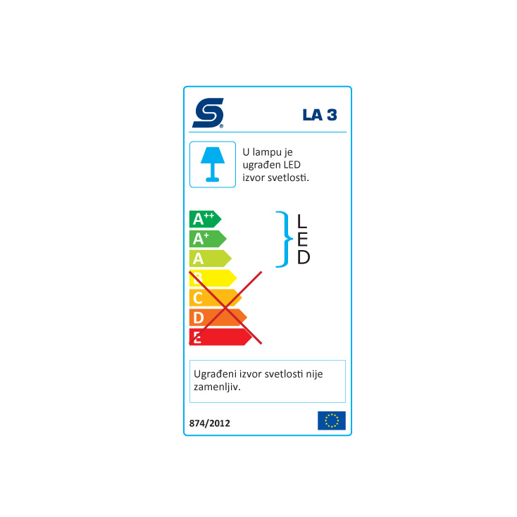 Stona LED lampa