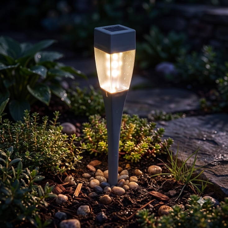 Solarna baštenska lampa slika 2