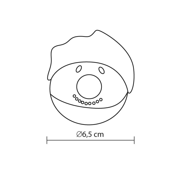 Ukras za jelku "sneško" slika 3