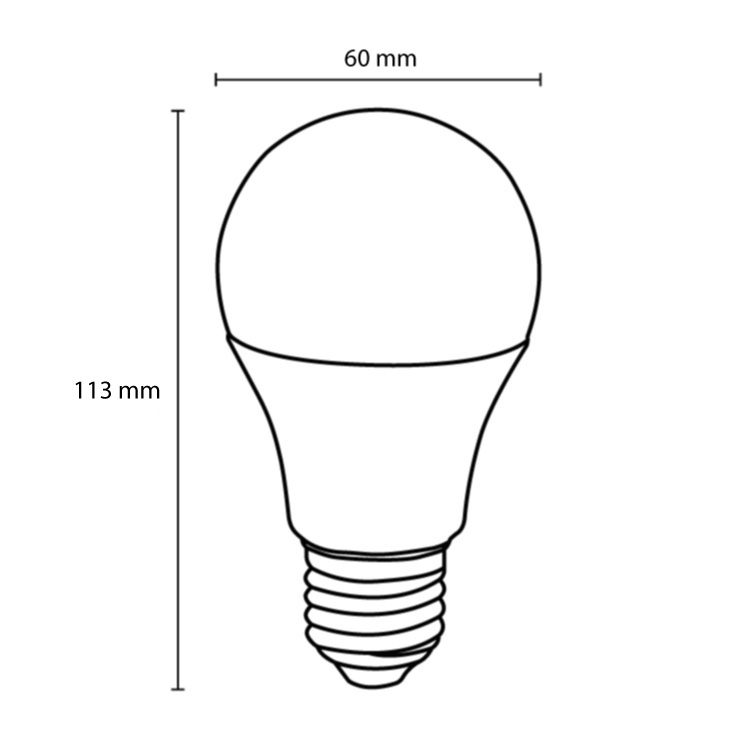 LED sijalica toplo bela 8.5W OSRAM