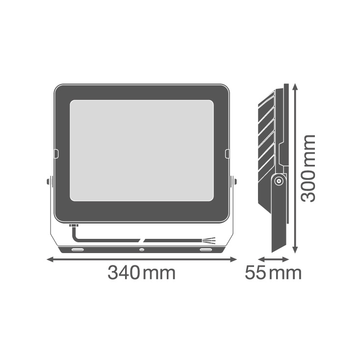 LEDVANCE LED reflektor 180W dnevno svetlo slika 3