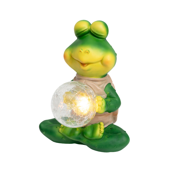 Solarna baštenska lampa "žaba"