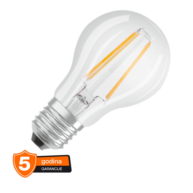 LED filament sijalica klasik toplo bela 6.5W OSRAM