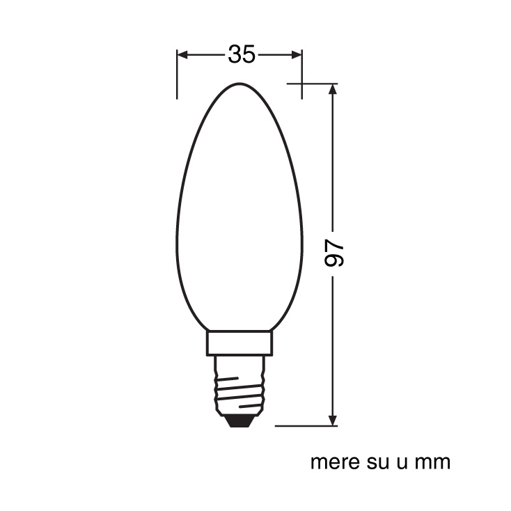 LED sijalica toplo bela 4.8W OSRAM