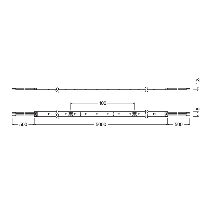 LEDVANCE LED traka hladno bela 70 LED / 1 m