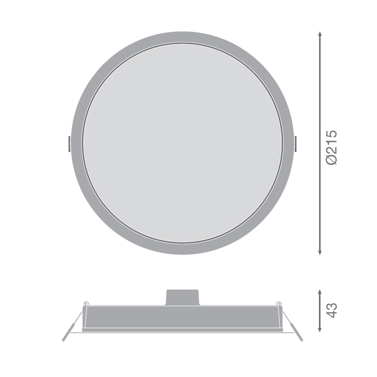 LEDVANCE LED ugradna panel lampa 30W slika 4