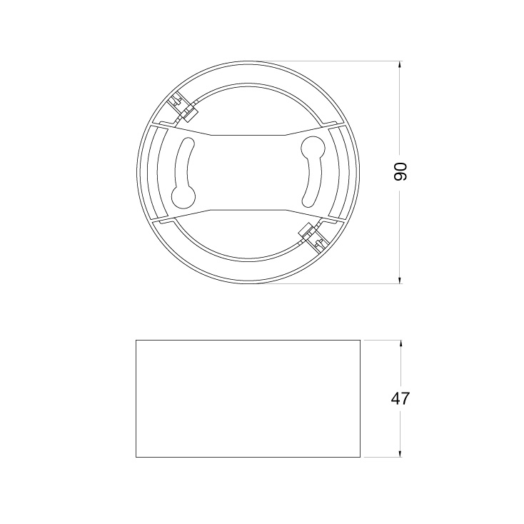 Nosač za ugradni LED panel 4W