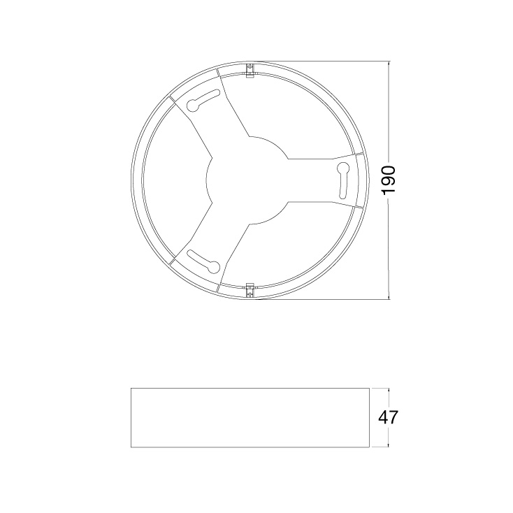 Nosač za ugradni LED panel 18W