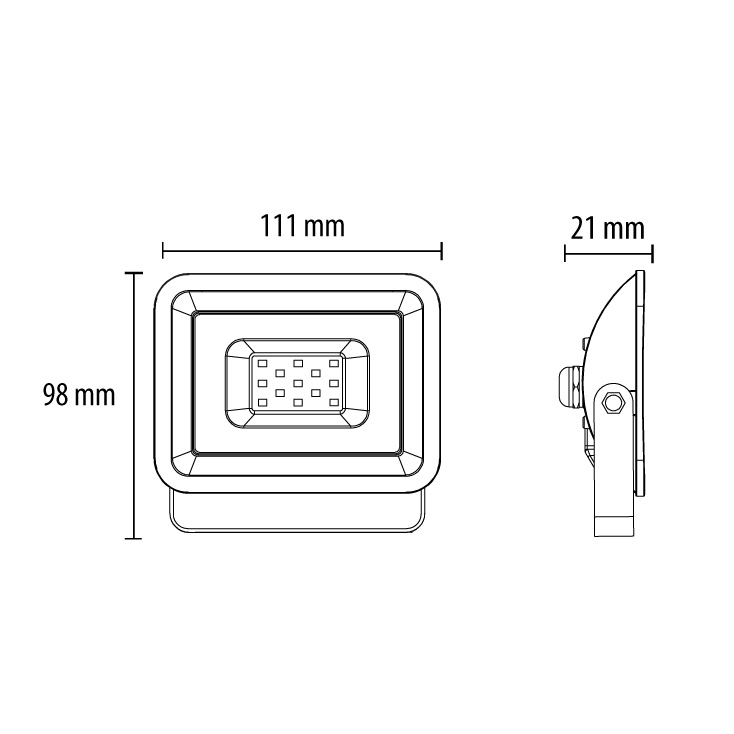 LED reflektor 10W