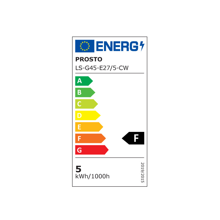 LED sijalica lopta hladno bela 5W