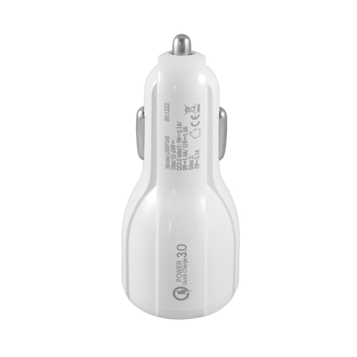 USB punjač iz upaljača automobila QC3.0+3.1A