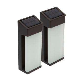 Solarna zidna LED lampa - 2 kom.