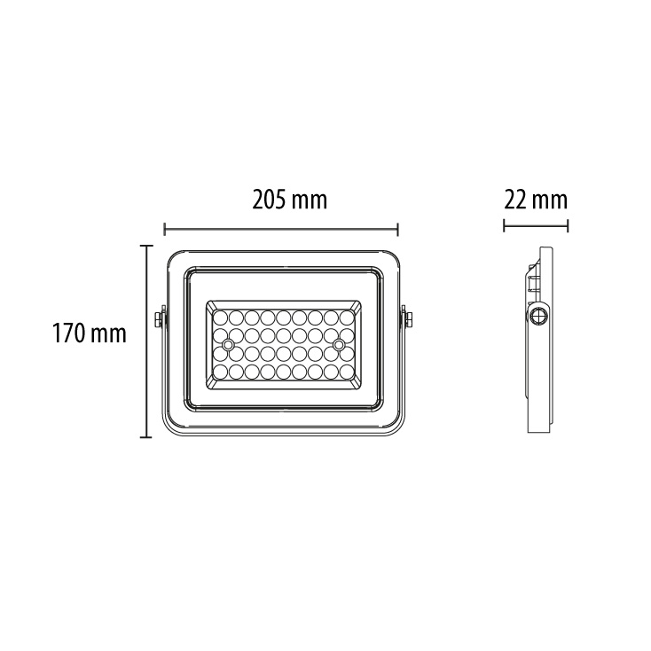 LED reflektor 50W