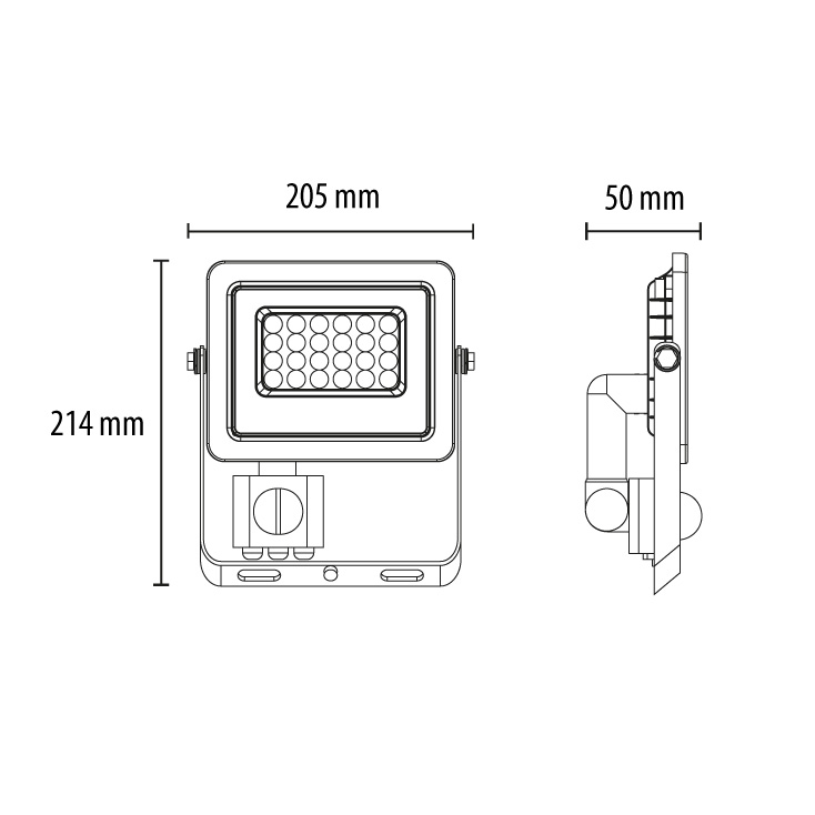 LED reflektor sa PIR senzorom 50W