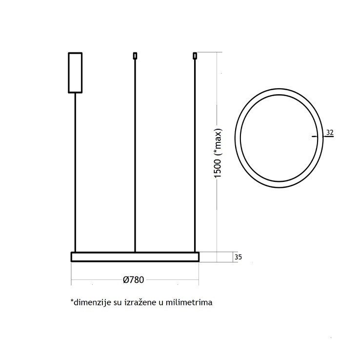 LED luster 60W