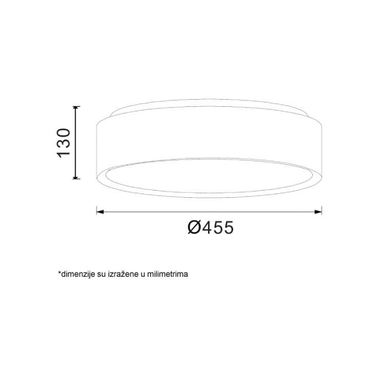 Plafonska LED lampa 32W