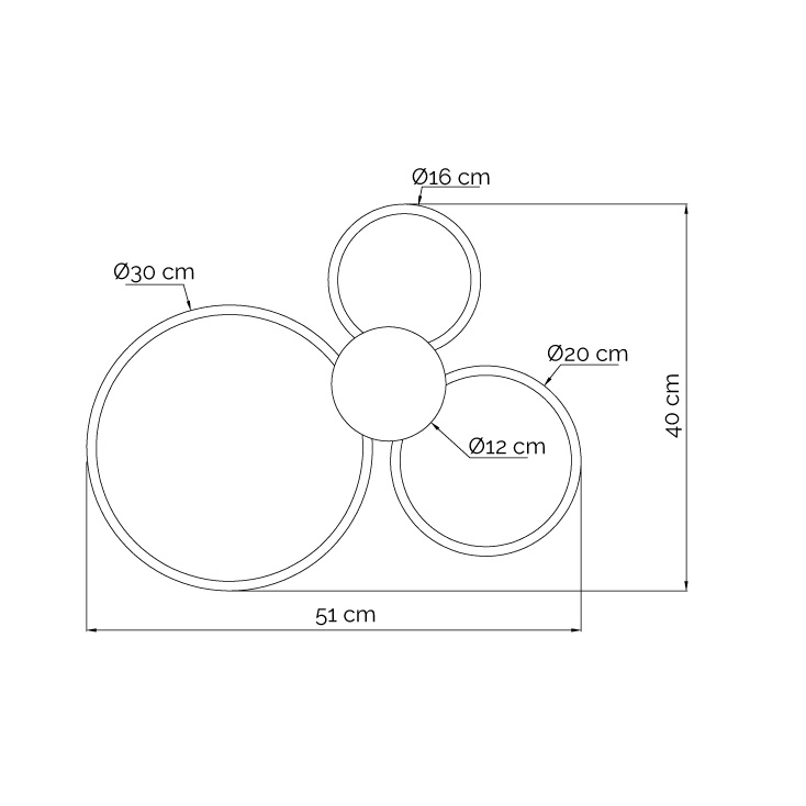 LED luster 38W