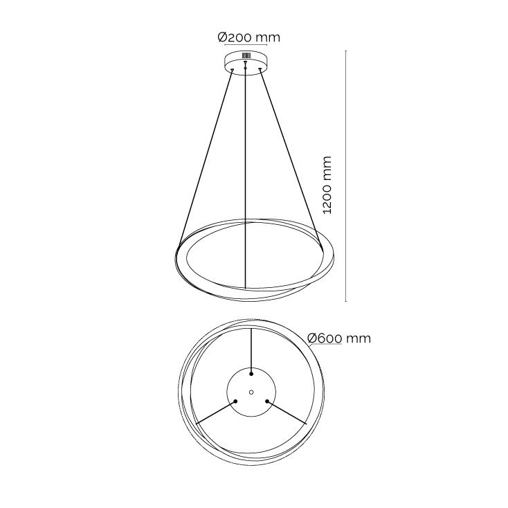 LED luster 45W