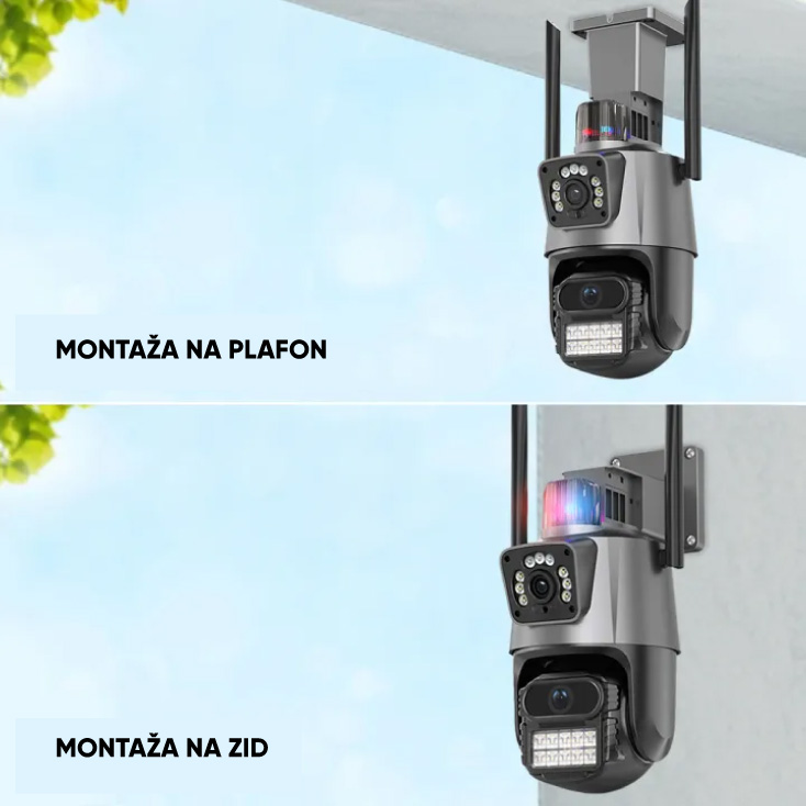 IP Wi-Fi dual kamera