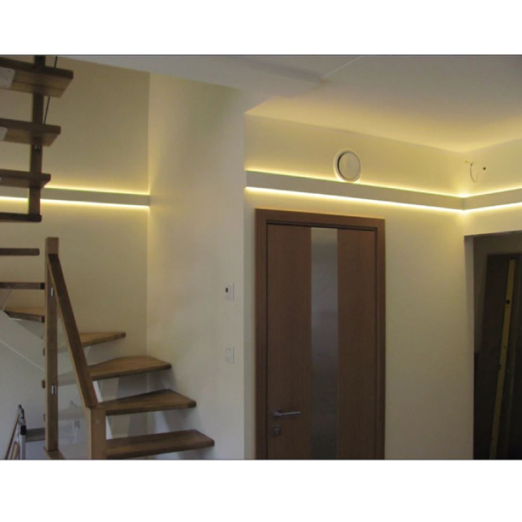 Aluminijumski zidni profil za dve LED trake slika 4