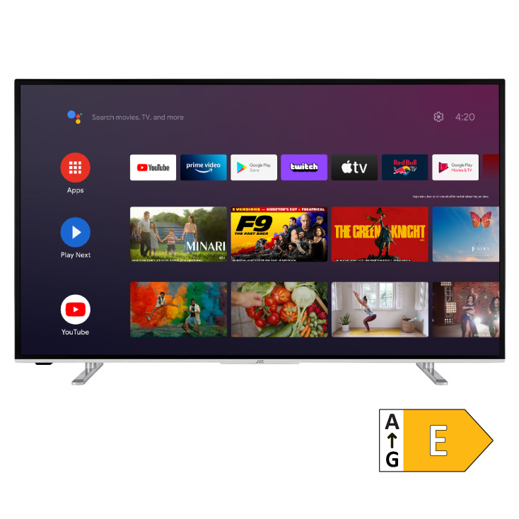 JVC smart 4K TV 50"