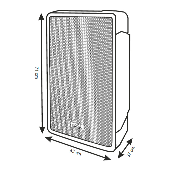 Pasivna zvučna kutija 250W