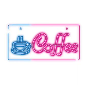 LED neon natpis "Coffee"