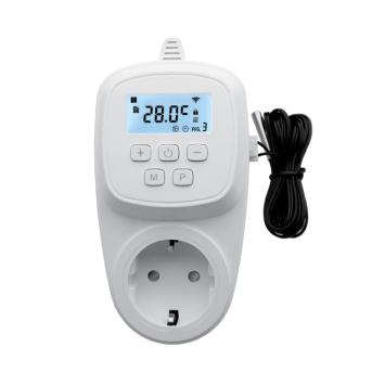 Prog. žični digitalni sobni termostat sa utičnicom