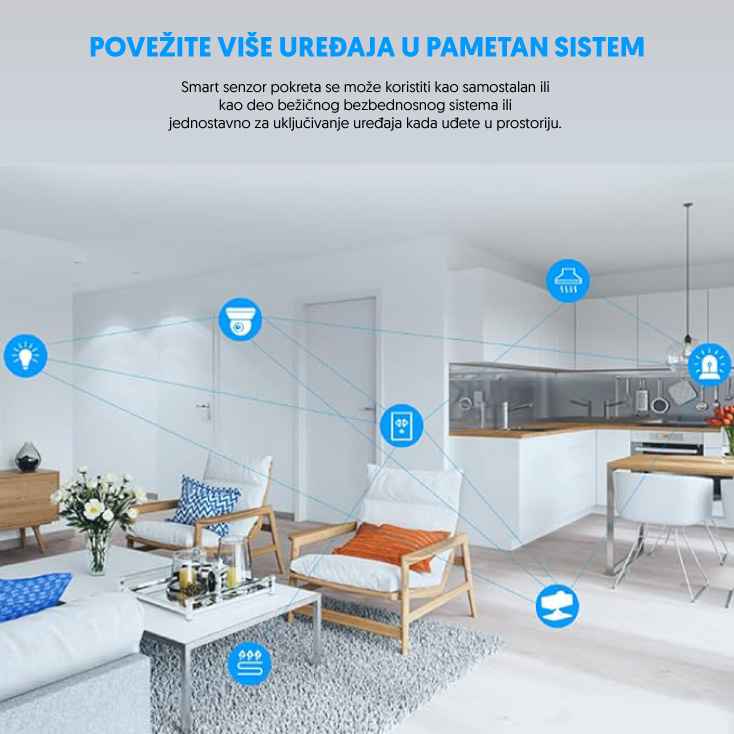 Wi-Fi smart senzor pokreta