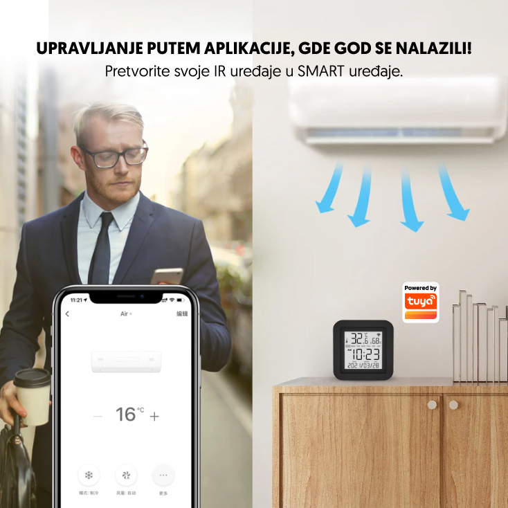 Wi-Fi smart univerzalni daljinski upravljač