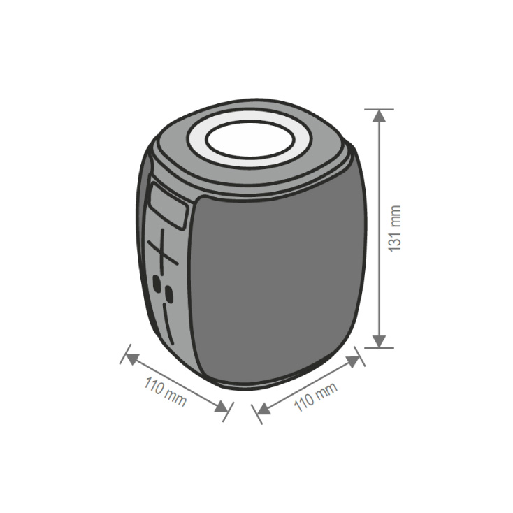 Bluetooth zvučnik 5W