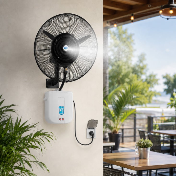 PROSTO zidni ventilator sa raspršivačem 9 l slika 4