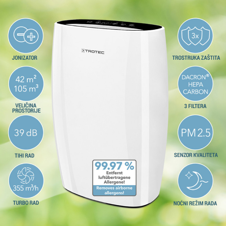 Prečistač vazduha Trotec AirgoClean 150E 32W