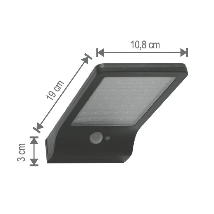 Solarni LED reflektor sa senzorom pokreta