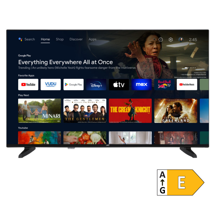 JVC smart 4K TV 55"