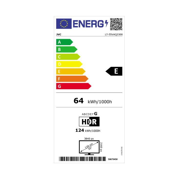 JVC smart 4K TV 55"