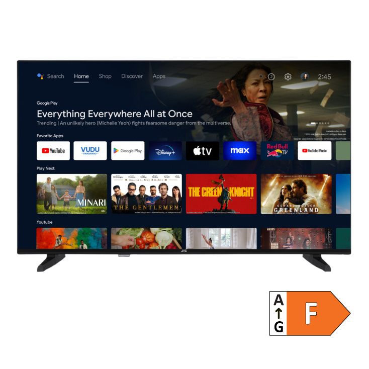 JVC smart 4K TV 43"